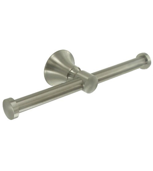 Solid Brass Double Roll Toilet Paper Holder