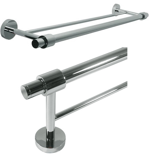 Sobe Solid Brass 24 Double Towel Bar