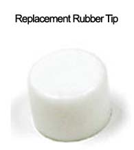 Rubber Replacement Tip for Contemporary Door Stop, Deltana BDS450-REPL-TIP