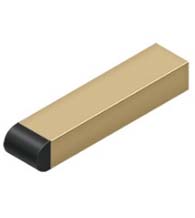 4 Inch Rectangular Baseboard Door Bumper, Deltana BDSR40