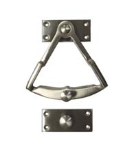 Solid Brass Dutch Door Quadrant, Deltana DDQ56