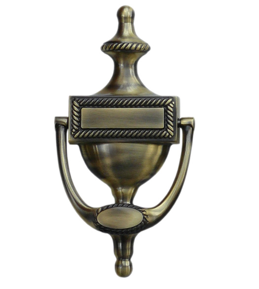 Solid Brass Victorian Door Knocker
