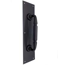 Commercial Door Pull Plate with 8 Inch Pull, Deltana PPH3515/DP2576
