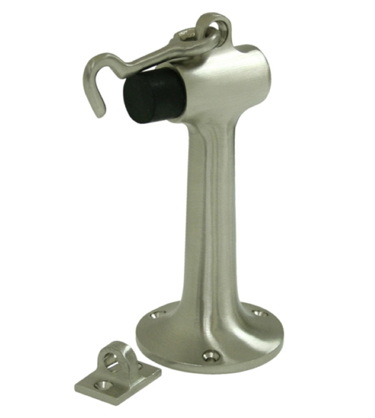 6 Inch Door Stop with Hook
