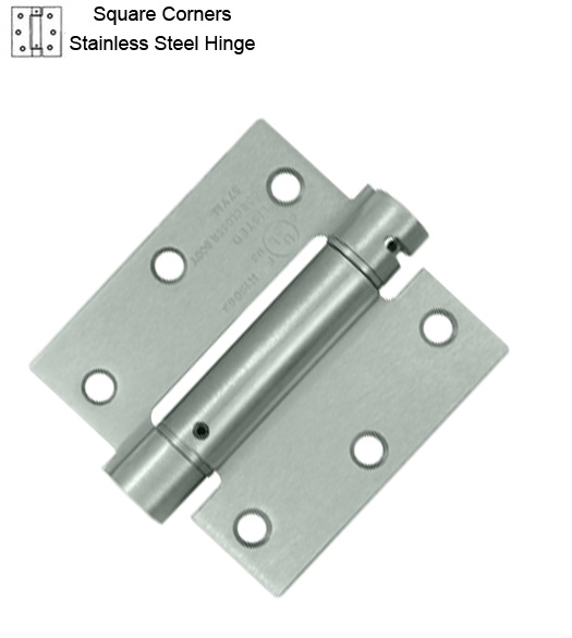 3.5 Inch Stainless Steel Spring Hinge