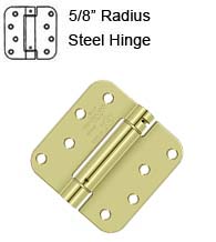 4 x 4 x 5/8 Radius THERMA-TRU Spring Hinge, Deltana DSH4R5T
