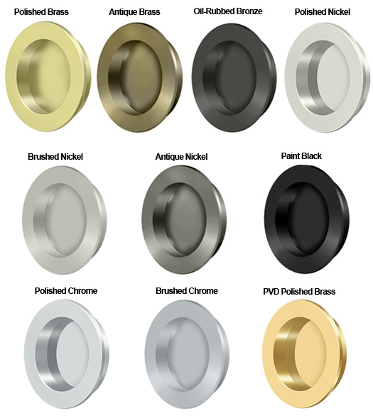 Heavy Duty 2-3/8 Round Flush Pull
