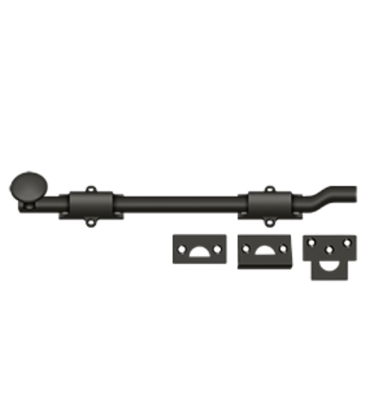 12 Inch Offset Surface Door Bolt