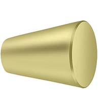 Solid Brass 3/4 Inch Retro Cabinet Knob, Deltana KC20