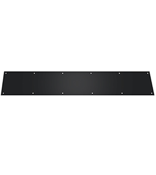 Stainless Steel 6 x 34 Kick Plate Black