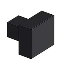 Modern Square Cabinet Knob, Deltana KS125