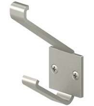 Double Pronged Modern Wall Hook, Deltana MH12