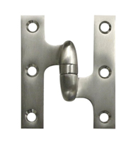 3 Inch x 2-1/2 Inch Olive Knuckle Hinge, Deltana OK3025B