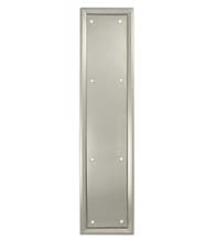 Heavy Duty 3.5 x 20 Push Plate, Solid Brass, Deltana PP2281