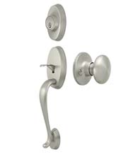 Riversdale Entryset with Half-Round Knob, Deltana PRRHRK
