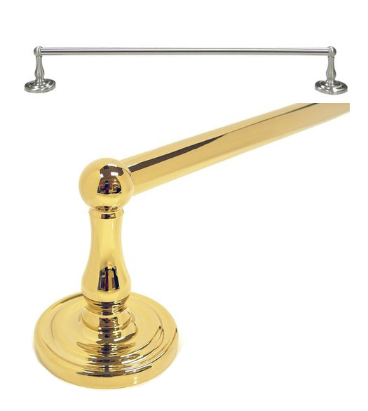 Solid Brass Classic 24 Towel Bar