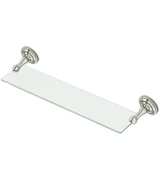 Traditional 18 Glass Towel Shelf