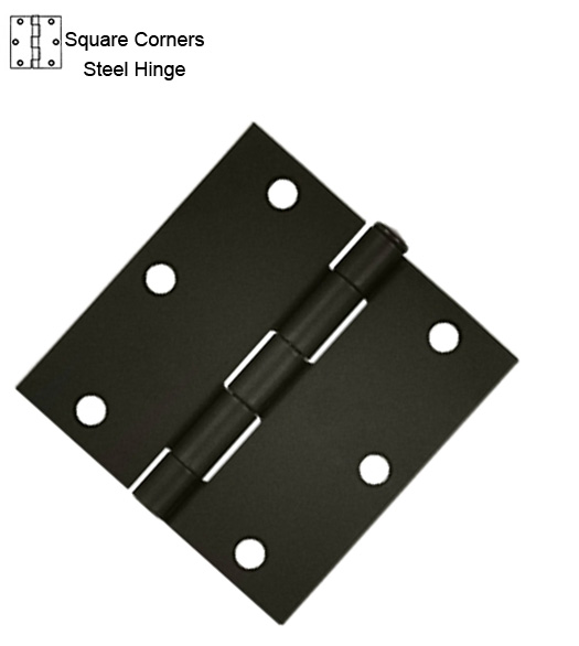 3-1/2 Residential Steel Door Hinges