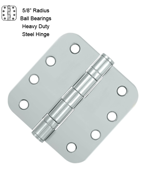 4 Inch Steel Hinges with Ball Bearings