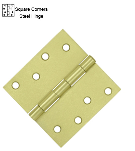 4 Inch Residential Steel Hinge ZigZag Holes