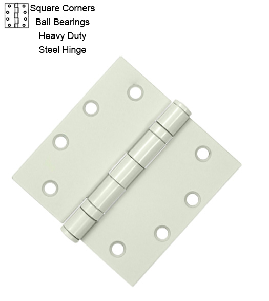 4-1/2 Inch HD Steel Hinges 2 Ball Bearing