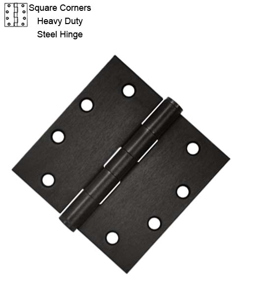 4-1/2 Heavy Duty Steel Door Hinges