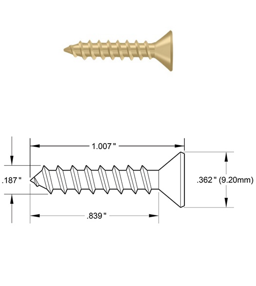 10 x 1 Steel Wood Screws Bag of 600