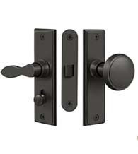 Screen Door Mortise Lock Set, Deltana SDML334