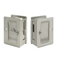 Double Pocket Door Lock Set with Thumbturns on Both Sides, SDLLA325/SDAR325