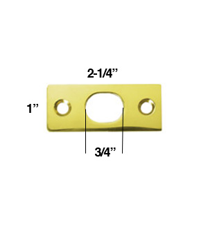 Flush Bolt Strike Plate