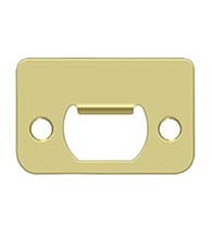 Radius Corner 2-1/4 x 1-1/2 Strike Plate, Deltana SP225
