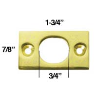 Strike Plate for Deltana 6 Inch Flush Bolt, Deltana SP6FB