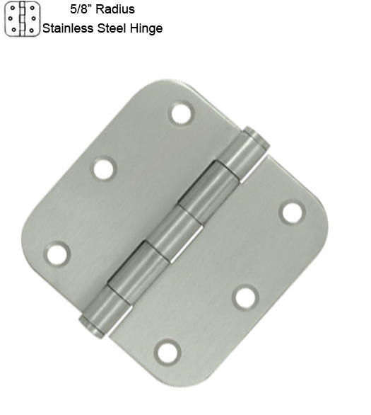 3-1/2 Inch Residential Stainless Hinge
