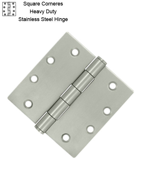 4-1/2 Inch Heavy Duty Stainless Steel Hinge