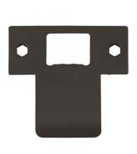 2-1/16 Inch Extended Lip T Strike Plate, Deltana TSPE250