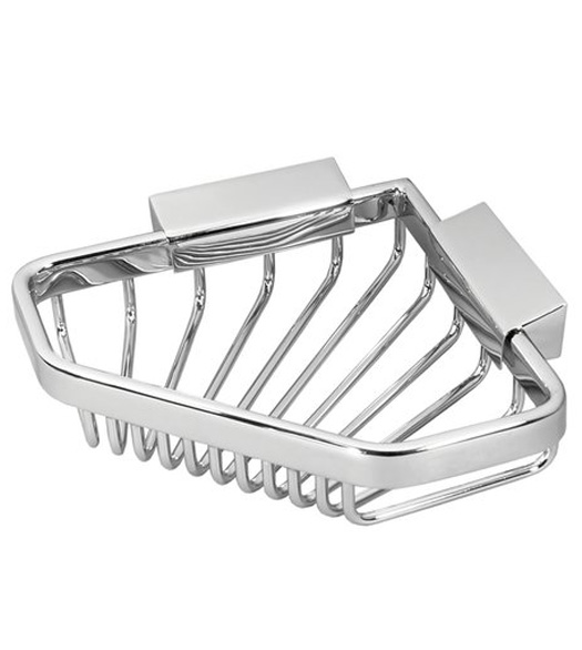 Solid Brass Pentagon Wire Corner Basket