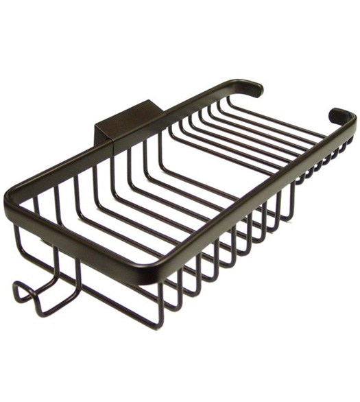 10-3/8 Inch Dual Level Wire Basket With Hook