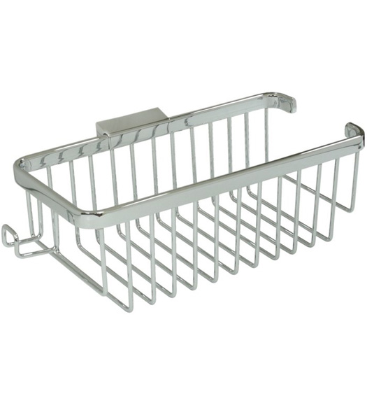10-3/8 Inch Rectangular Wire Basket With Hook