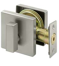 Square Elite Single Cylinder Deadbolt, Deltana ZDS
