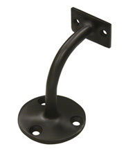 Solid Brass Light Duty Handrail Bracket, Deltana HRC175