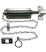 Spring Loaded Pull Chain Bolt, Don-Jo 1540-CP
