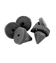 Metal Door Silencer Rubber, 5 Pack, Don-Jo 1608