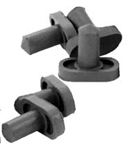 Wood Door Silencer Rubber, 5 Pack, Don-Jo 1609