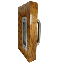 3/4 Inch Round Sliding Barn Door Set, Don-Jo BD1815