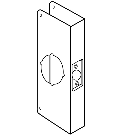 Wrap Around 9-inch Door Security Plate