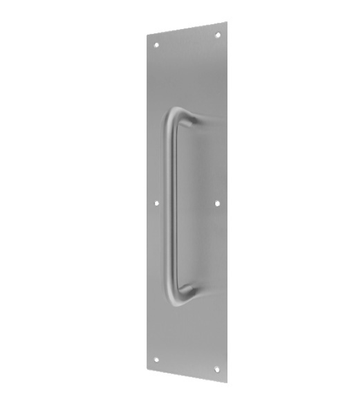 Stainless Steel 3-1/2 x 15 Pull Plate