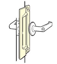 Outswing Door Security Latch Guard, Don-Jo 9211