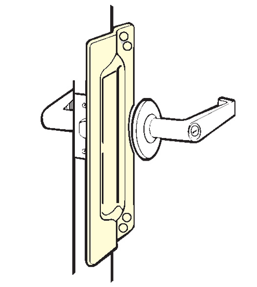 Outswing Door Security Plates