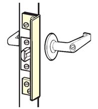 Outswinging Door 6 Inch Angle Plate Latch Guard, Don-Jo ALP-206
