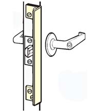 Outswinging Door 10 Inch Angle Plate Latch Guard, Don-Jo ALP-210